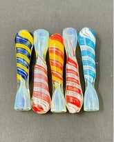 3 Inch Swirl Silver Fume One Hitter